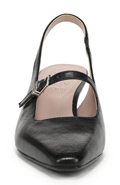 Naturalizer Gemini Slingback Mary Jane Kitten Heel Pump In Black