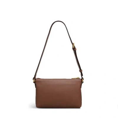 Radley Pockets Mini Ziptop Shoulder Bag In Brown