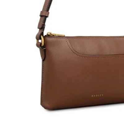 Radley Pockets Mini Ziptop Shoulder Bag In Brown