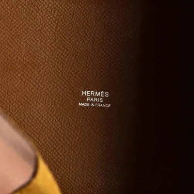 Pre-owned Hermes  Hermes Picotin Lock Bag Tressage Epsom Pm In Brown