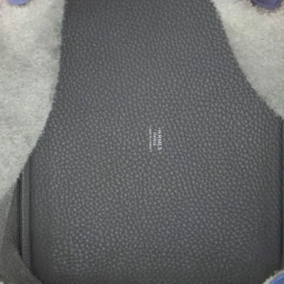 Pre-owned Hermes  Hermes Bicolor Picotin Lock Bag Clemence With Swift Mm In Gray