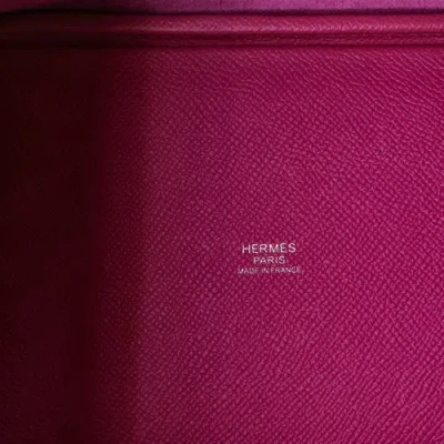 Pre-owned Hermes  Hermes Picotin Lock Bag Tressage Epsom Pm In Purple