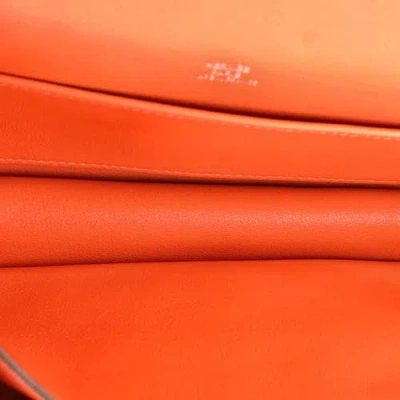 Pre-owned Hermes  Hermes Constance Elan Bag Doblis Suede With Swift 25 In Gray