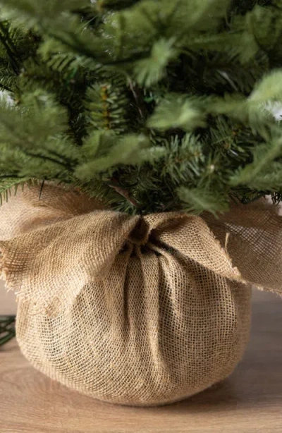 Balsam Hill Bh Balsam Fir With Burlap Base In Green