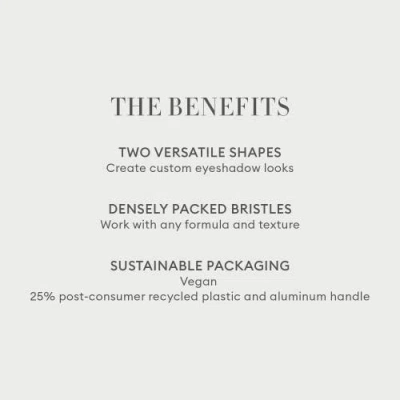 Rose Inc Number 8 Dual-ended Eyeshadow Brush No Color In Multi