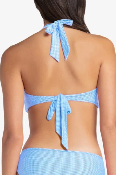 Helen Jon Shell Halter In Blue