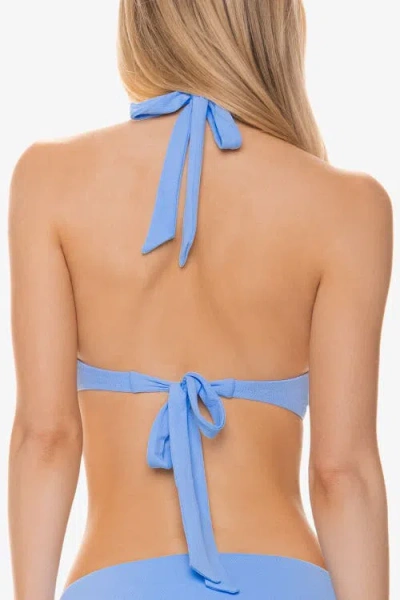 Helen Jon Shell Halter In Blue