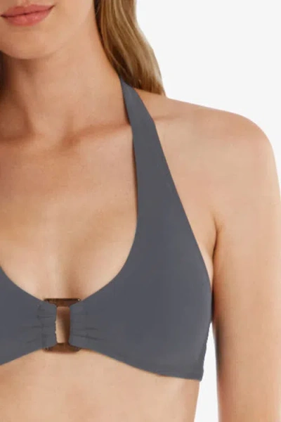 Helen Jon Shell Halter In Gray