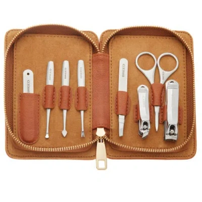 Breed Katana 8 Piece Surgical Steel Groom Kit In Camel