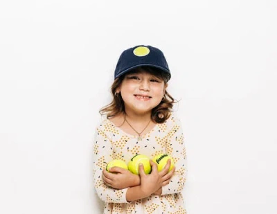 Rey To Z Terry Tennis Baseball Hat In Blue