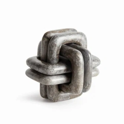 Napa Home & Garden Knot Marble Sculpture In Gray