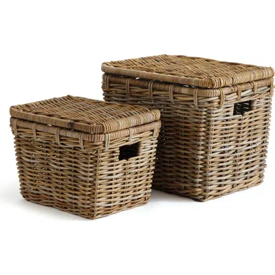 Napa Home & Garden Ruthie Storage Trunks Set Of 2 In Brown