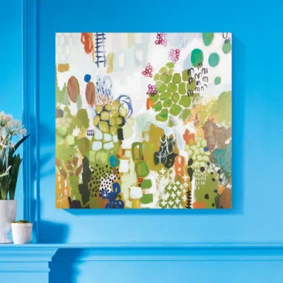 Napa Home & Garden Shangri La Hand-embellished Giclee In Multi