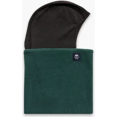 Turtle Fur Fleece Shellaclava Balaclava In Green