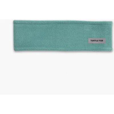 Turtle Fur Double-layer Fleece Headband In Green