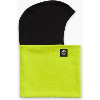 Turtle Fur Youth Fleece Shellaclava Balaclava In Green