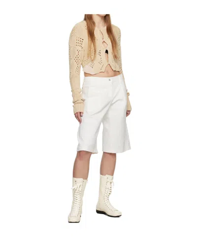 Open Yy Argyle Vest In Neutral