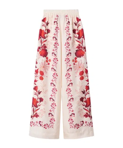 La Doublej Floral-print Palazzo Pants In Multi