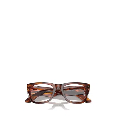 Ray Ban 51mm Square Mega Wayfarer In Brown