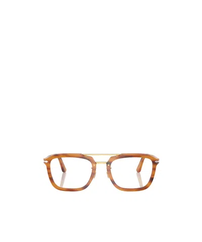 Persol Full-frame Plain Mirror In Brown