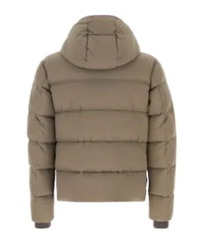 Moorer Cappuccino Nylon Blend Alarick Down Jacket In Brown
