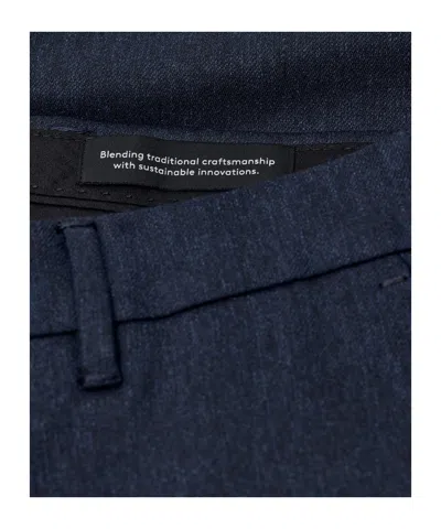 Closed Wool Trousers In Blue