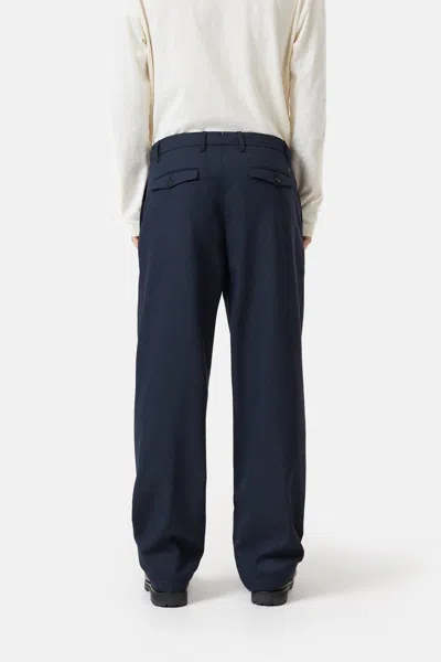 Closed Wool Trousers In Blue