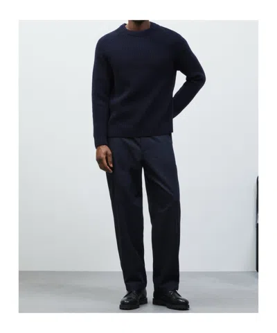Closed Wool Trousers In Blue