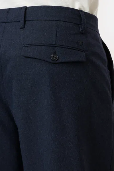 Closed Wool Trousers In Blue