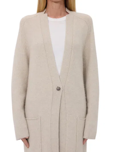 Loulou Studio Smet Yak-blend Long Cardigan In Neutral
