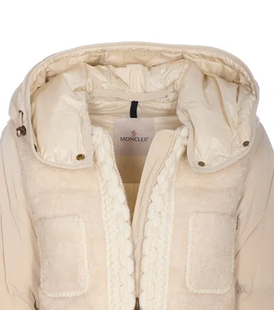 Moncler Long Sleeve Jacket In Nude