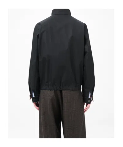 Our Legacy Twill Bomber Jacket In Black