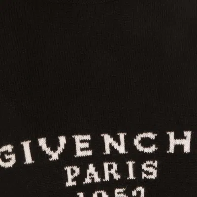 Givenchy Turtleneck Logo Wool-cashmere Sweater In Black