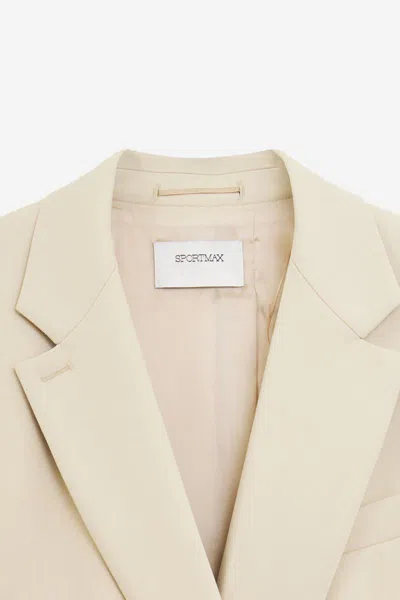 Sportmax Outerwear In Neutral