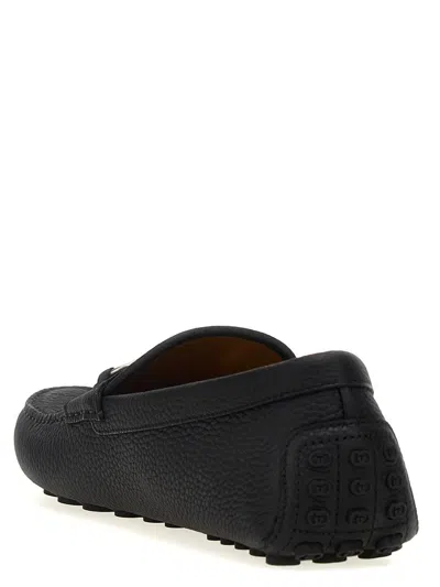 Gucci Men Horsebit Driver Loafers In Black