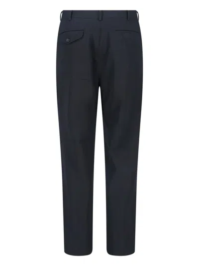 Comme Des Garçons Homme Deux Straight Trousers In Blue