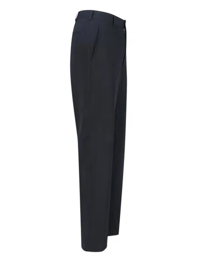 Comme Des Garçons Homme Deux Straight Trousers In Blue