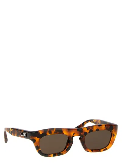 Gucci Modern Rectangular Frame Sunglasses In Brown