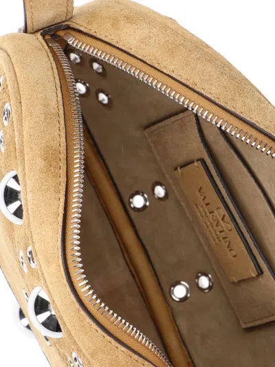 Valentino Stylish Shoulder Bag Adjustable Strap In Neutral