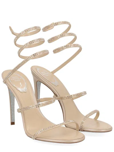 René Caovilla Sandalo Cleo In Neutral