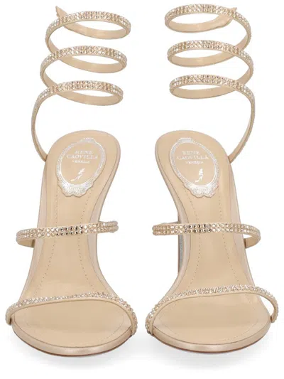 René Caovilla Sandalo Cleo In Neutral