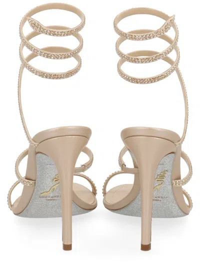 René Caovilla Sandalo Cleo In Neutral