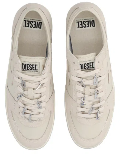 Diesel Suede Low-top Sneakers Rubber Sole In Pink