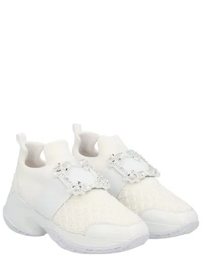 Roger Vivier Vivrun Sneaker In White