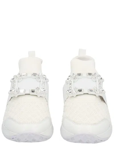 Roger Vivier Vivrun Sneaker In White