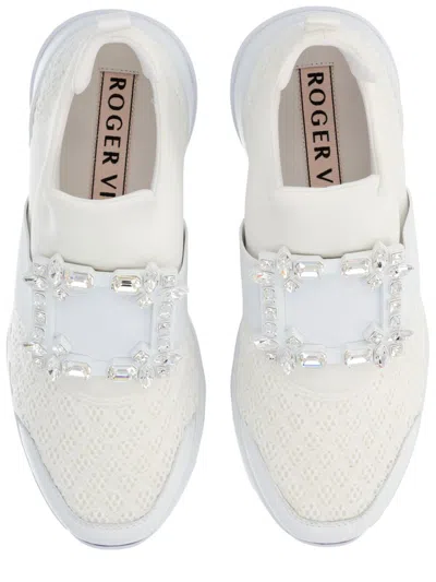 Roger Vivier Vivrun Sneaker In White
