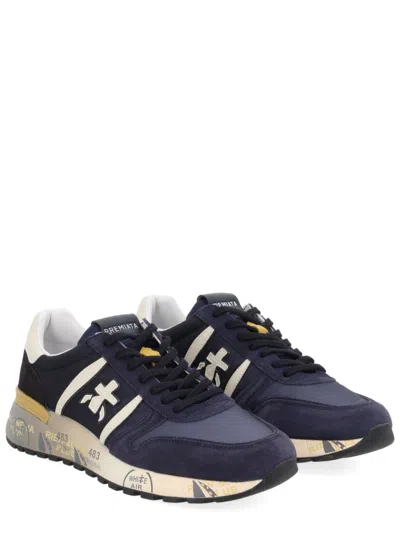 Premiata Lander Sneakers In Blue