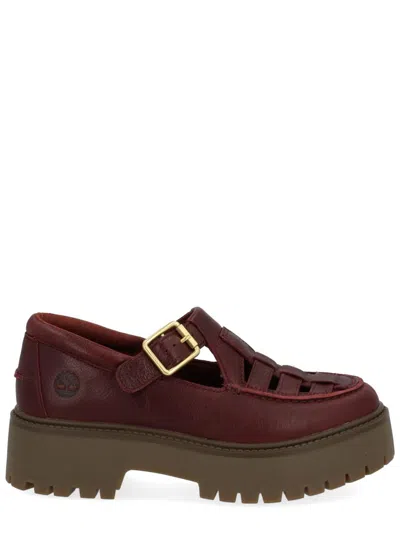 Timberland Loafer With Buckle In Brown