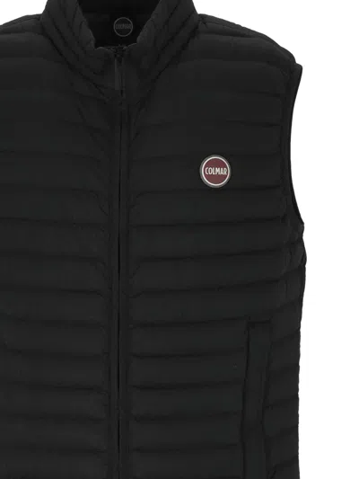 Colmar Quilted Sleeveless Vest In Black