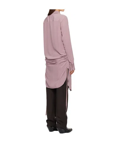 Ann Demeulemeester Purple Sandrina High Comfort Shirt In Purple